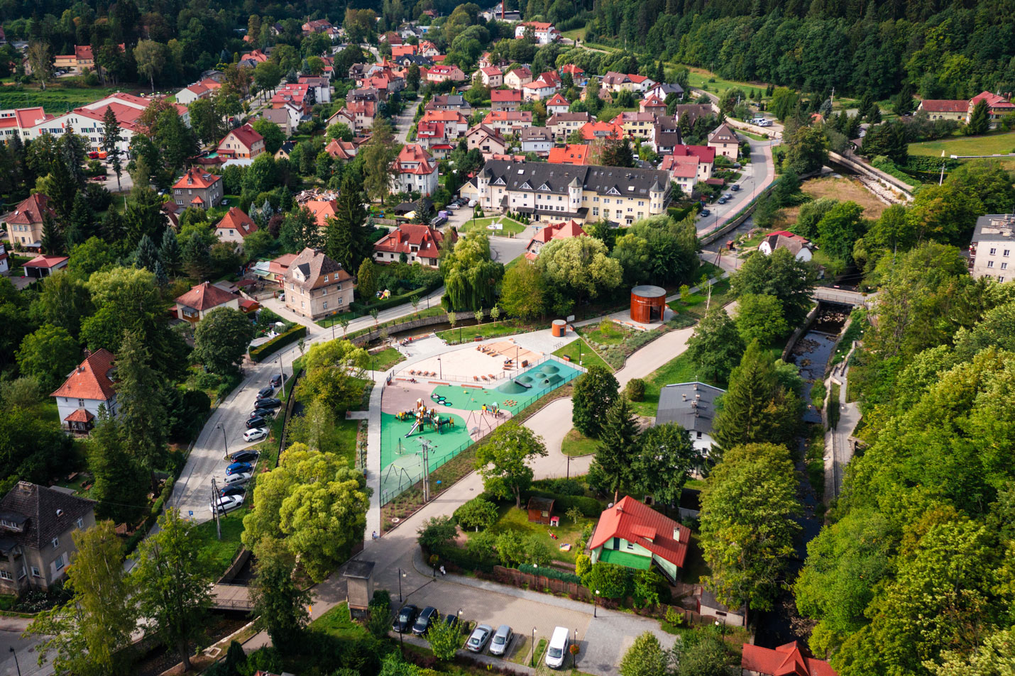 Wieża na torfowiskach